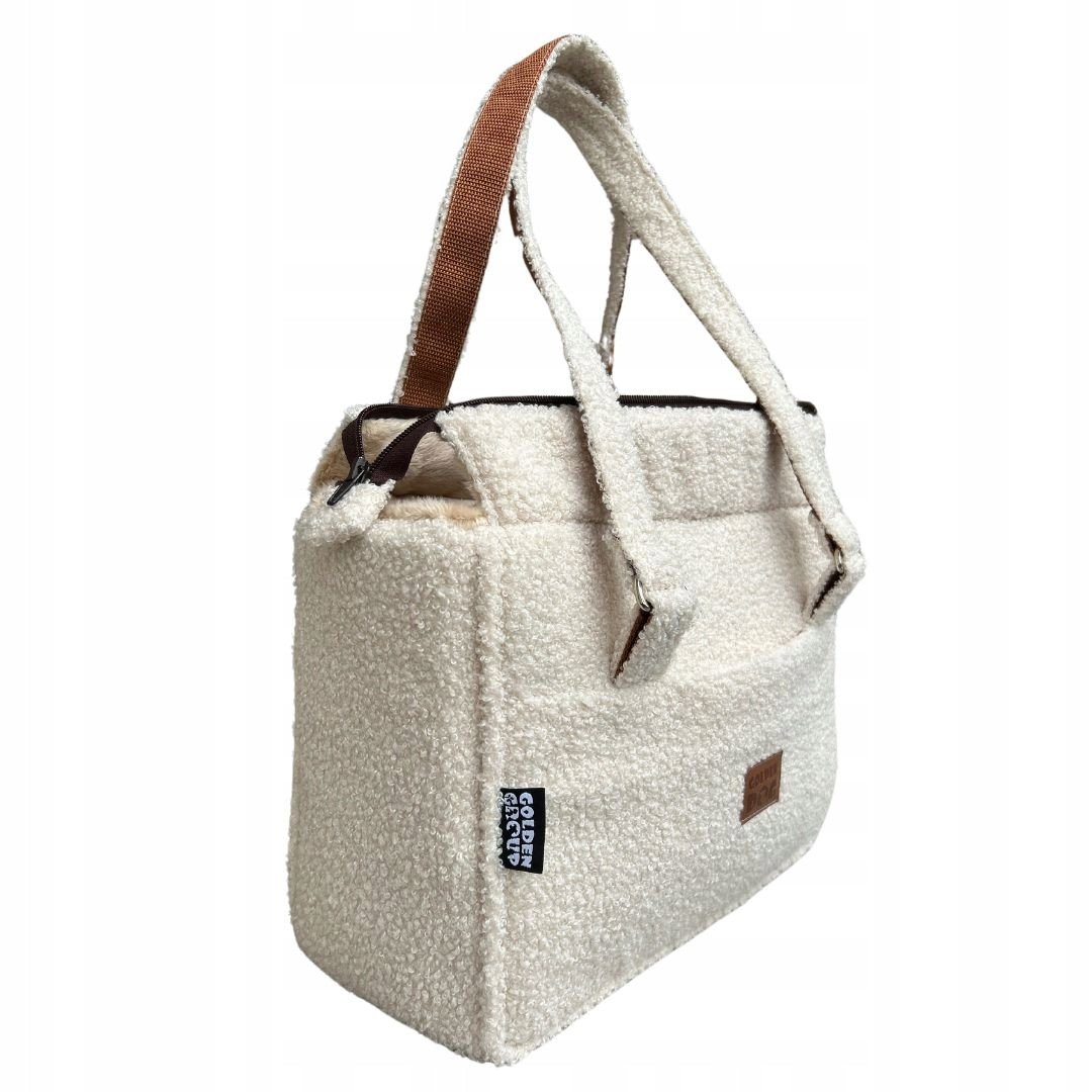 Přepravka Boucle Pro psa Do auta nosítko Taška přes rameno +zapínání