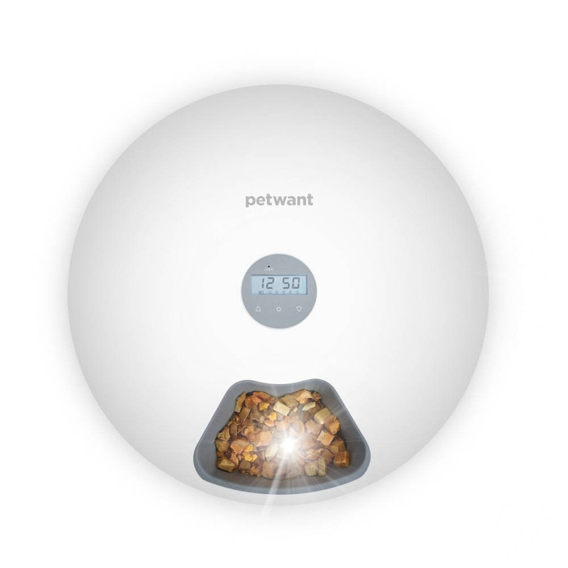 PetWant F6 Chytrý Dávkovač Led krmiva 6 komor