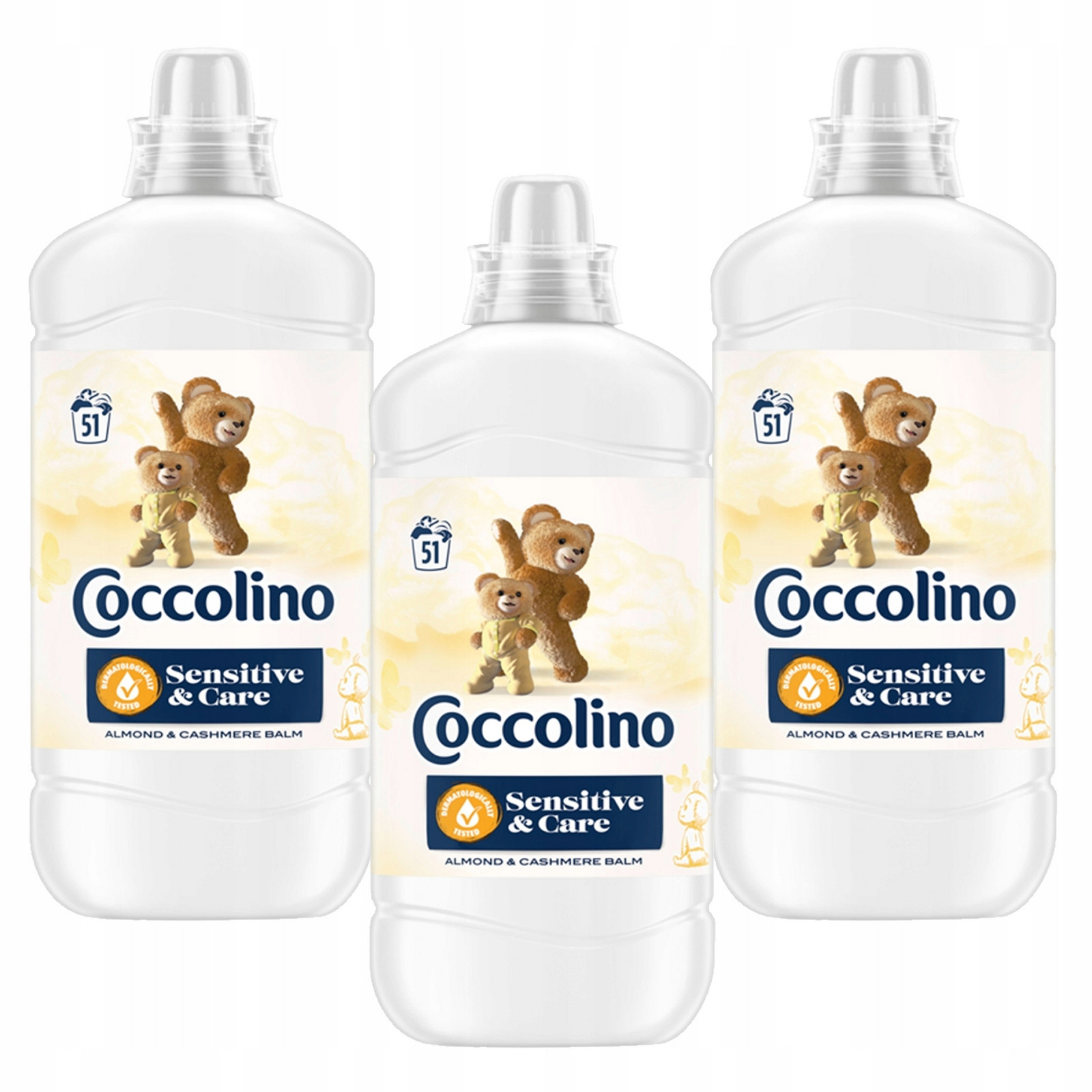 tekutá aviváž Coccolino Creations Almond & Cashmere Balm 1,275l 3x