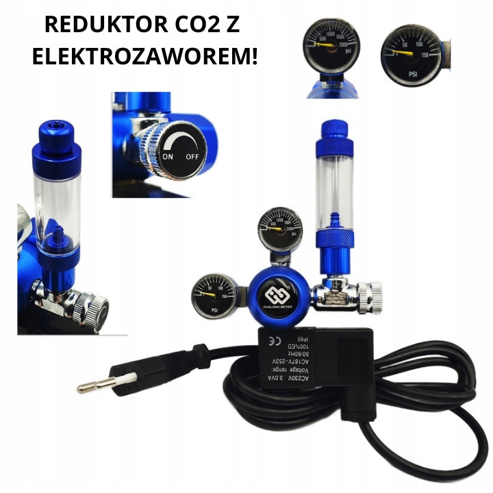 Redukce S Elektroventilem 2000 psi Do Akvária 230V