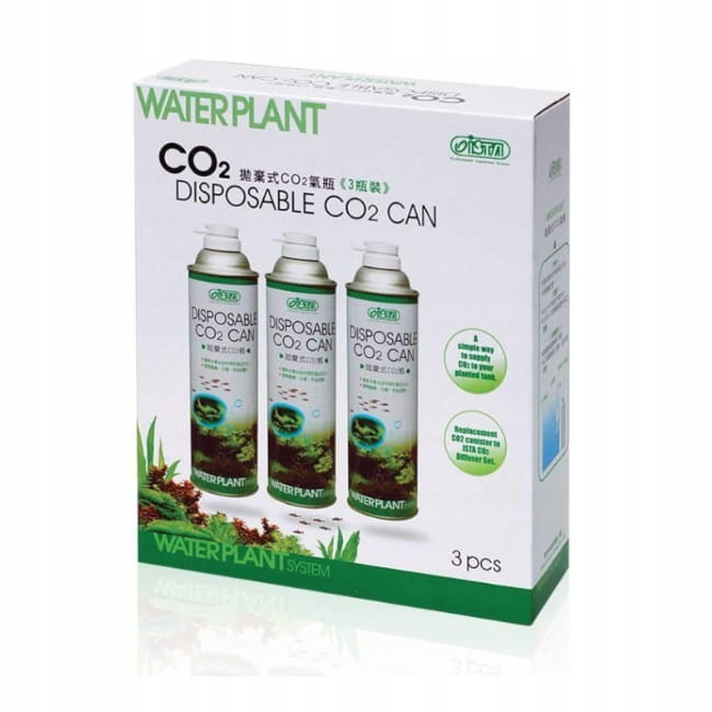 Ista Disposable CO2 Cannister Náhradní lahve CO2 3ks pro Akvárium