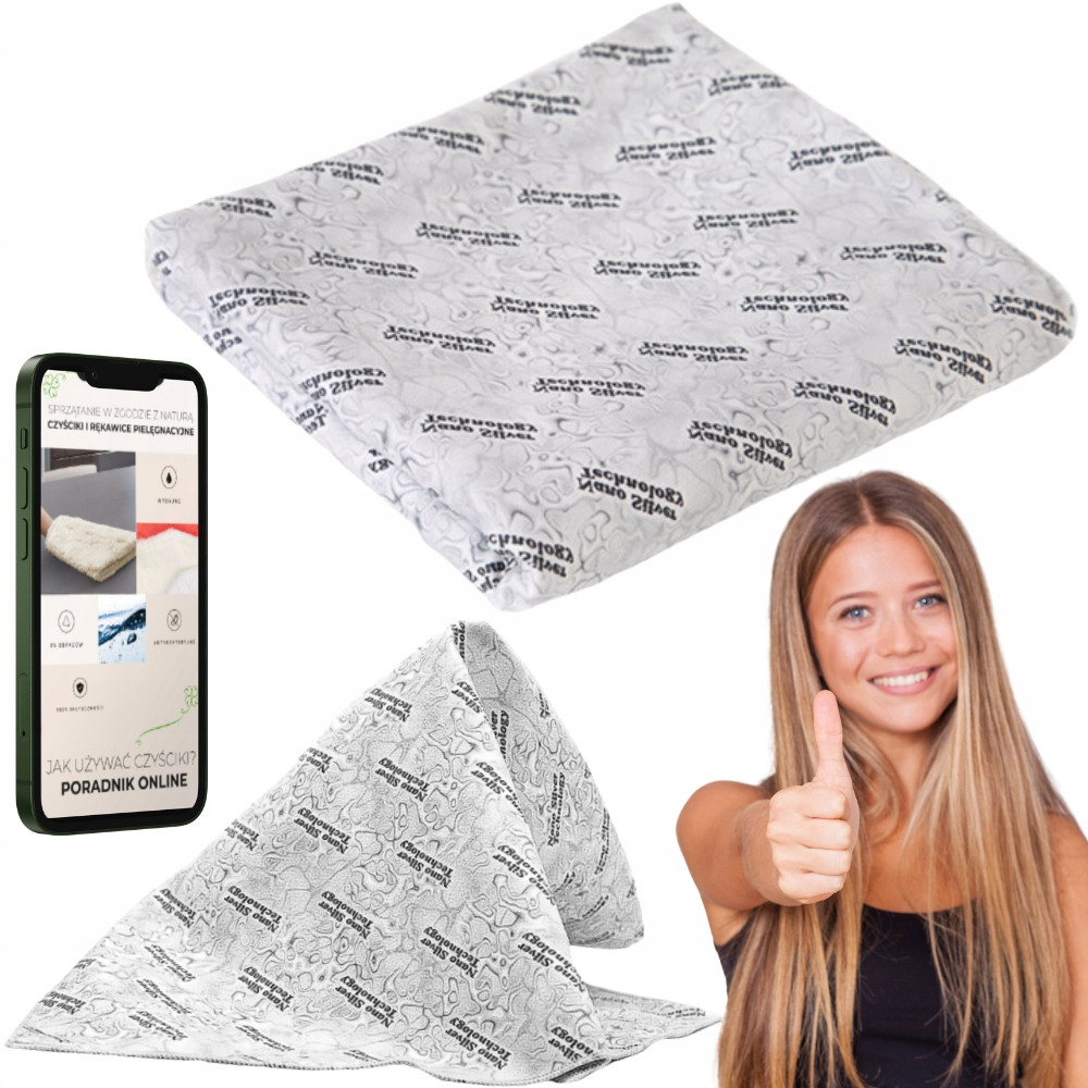 Raypath Čistič Sunbeam Šedý XL S Nanostříbrem Na Vytírání