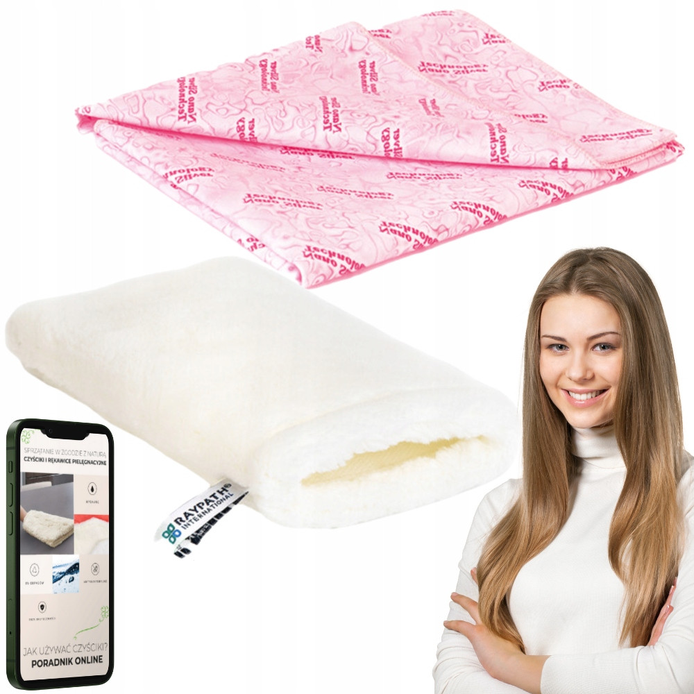 Sada Raypath Rukavice Bílý Čistič Utěrka Sunbeam Na Čištění Kuchyně