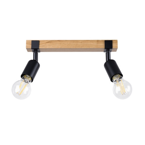Stropní svítidlo SOLLUX ZUCA 2 černé E27 2x15W bez žárovky SL.1296