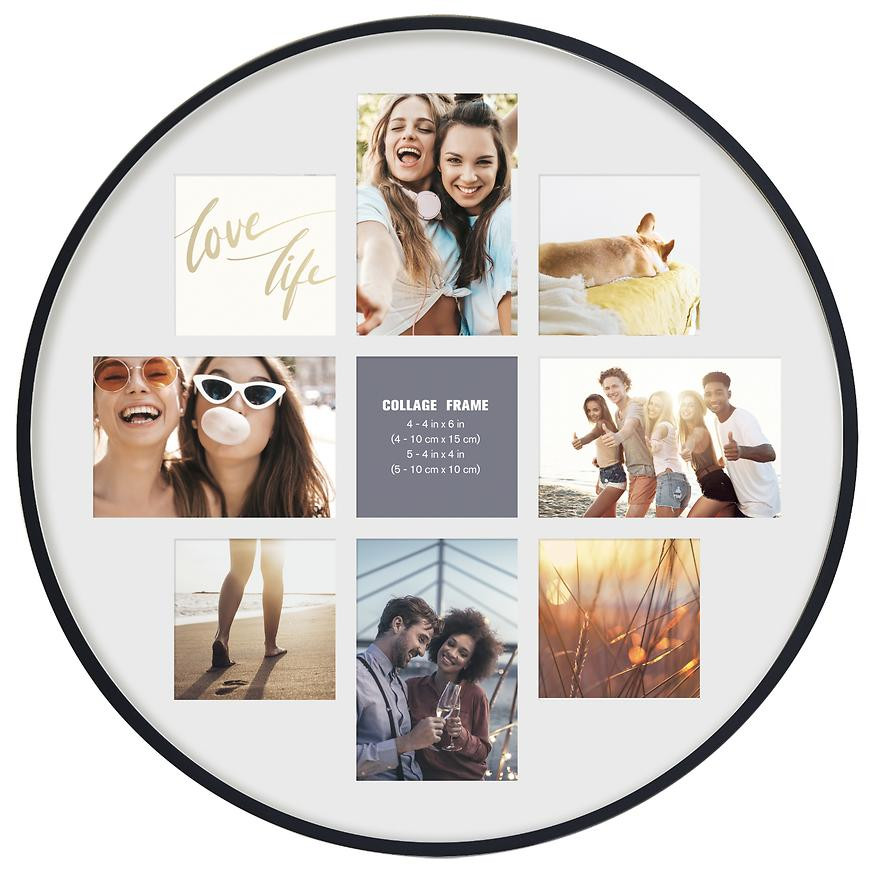 Fotorámeček hliníkový 50,5x50,5cm al114-pb black