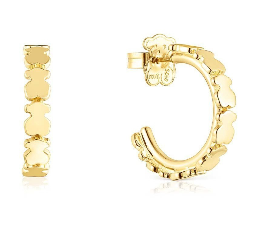 Tous Hravé pozlacené náušnice Vermeil 1003488200