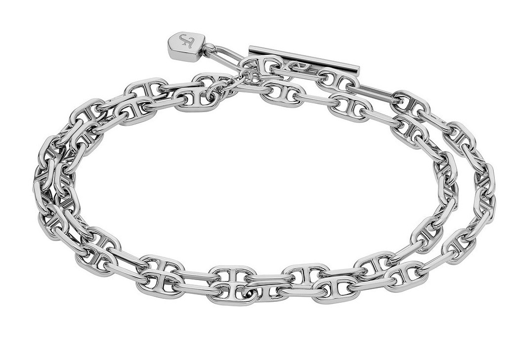 Fossil Dvojitý ocelový náramek Heritage JA7245040