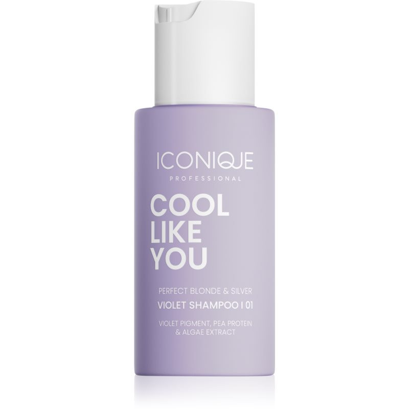 ICONIQUE Professional COOL LIKE YOU Perfect Blonde & Silver Violet šampon neutralizující žluté tóny 70 ml
