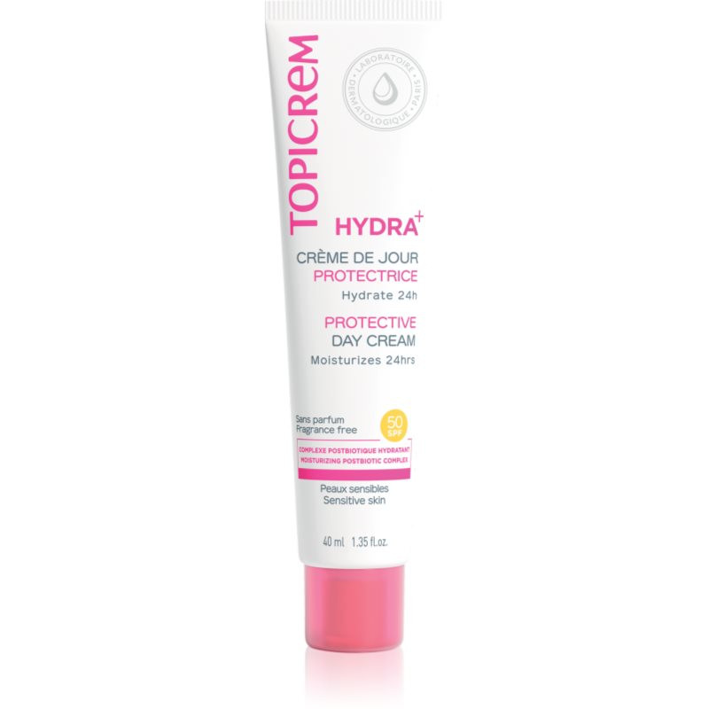 Topicrem Hydra+ Protective Day Cream ochranný denní krém SPF 50+ 40 ml