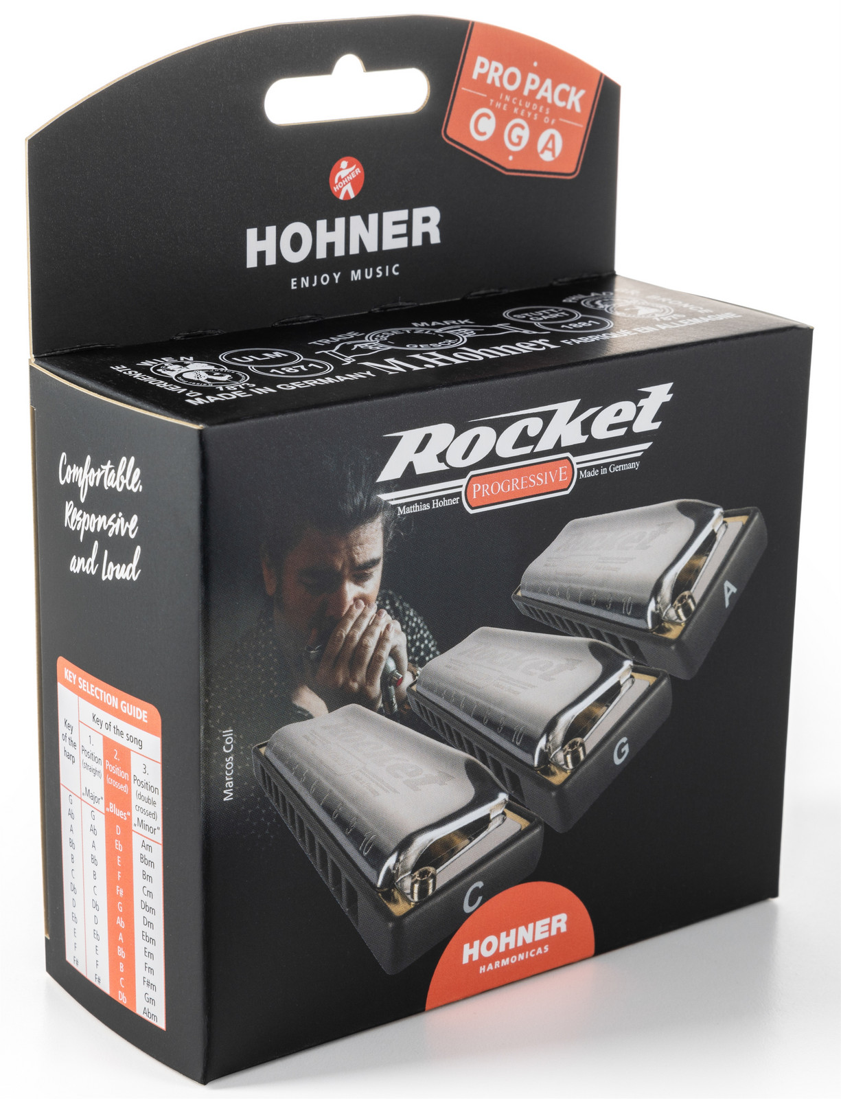 Hohner Rocket Amp Pro Pack (C-, G-, A-major)