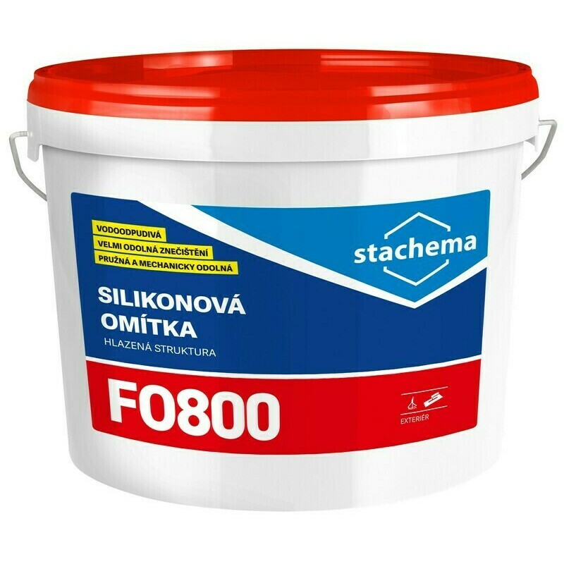 Omítka silikonová Stachema FO800 hlazená 1,5 mm 25 kg