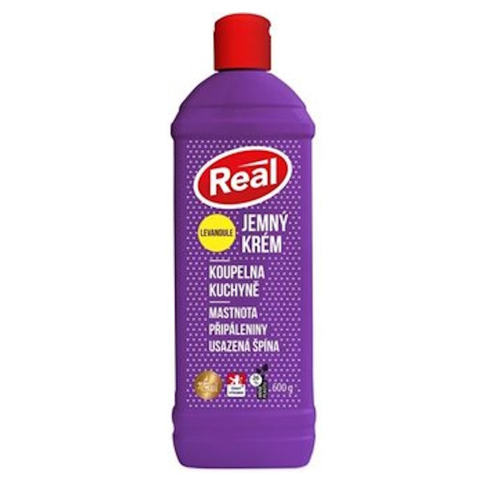 REAL Jemný levandule 600 g, poškozený obal