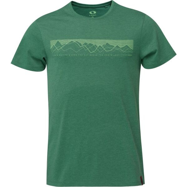 LOAP BERMUN Pánské tričko, zelená, velikost