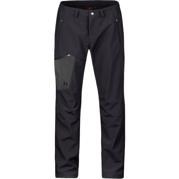 Hannah BREDLY Pánské softshellové kalhoty s membránou, černá, velikost