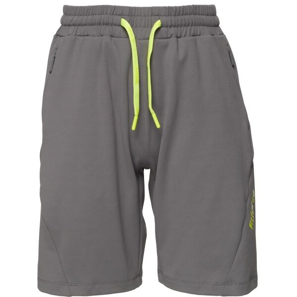 Fitforce ZENREMY Chlapecké fitness šortky, tmavě šedá, velikost