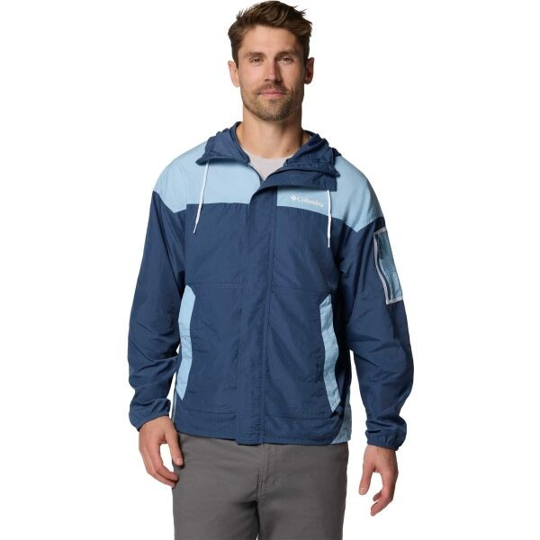 Columbia CHALLENGER II WINDBREAKER Pánská větrovka, modrá, velikost