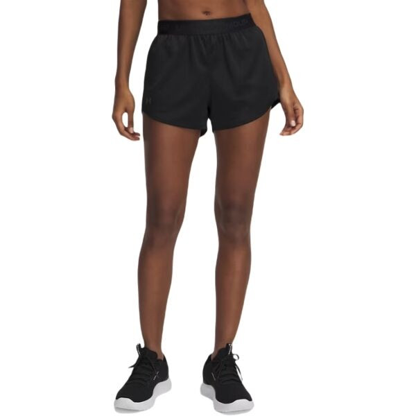 Under Armour TECH PLAY UP SHINE Dámské kraťasy, černá, velikost