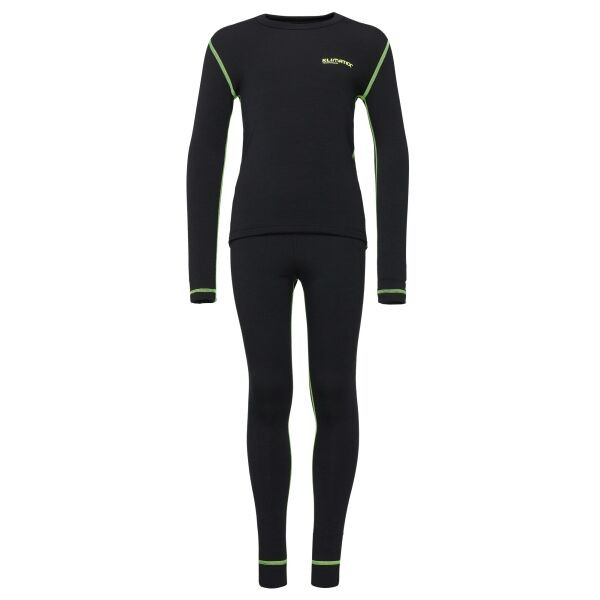 Klimatex ROKI Dětský set funkčního prádla, černá, velikost