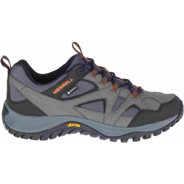 Merrell BRYCE RADIUS GTX Pánská treková obuv, tmavě šedá, velikost 42