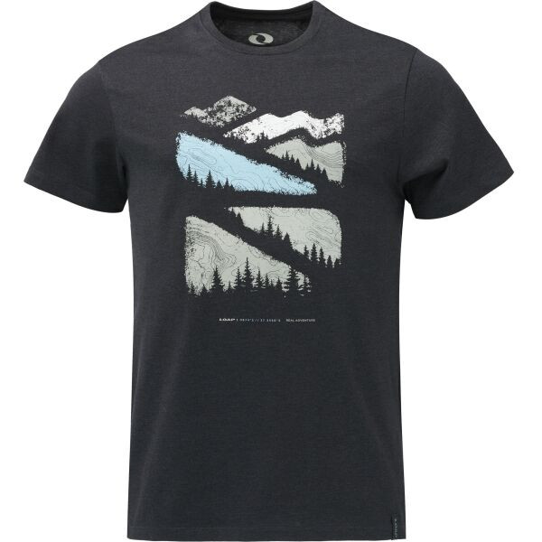 LOAP BEMIR Pánské tričko, tmavě šedá, velikost