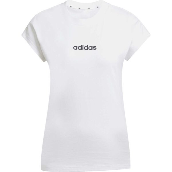adidas ESSENTIALS LINEAR SINGLE Dámské triko, bílá, velikost
