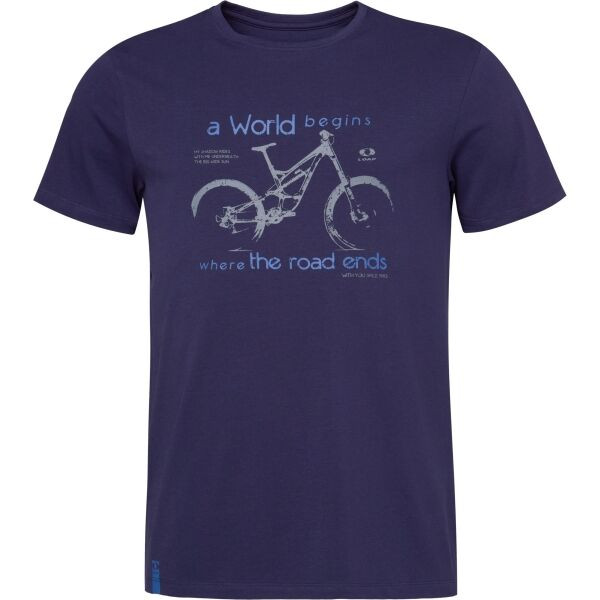 LOAP ALPEG Pánské tričko, tmavě modrá, velikost