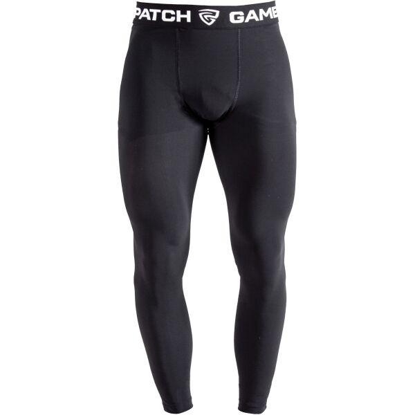 GAMEPATCH COMPRESSION PANTS Kompresní unisex legíny, černá, velikost