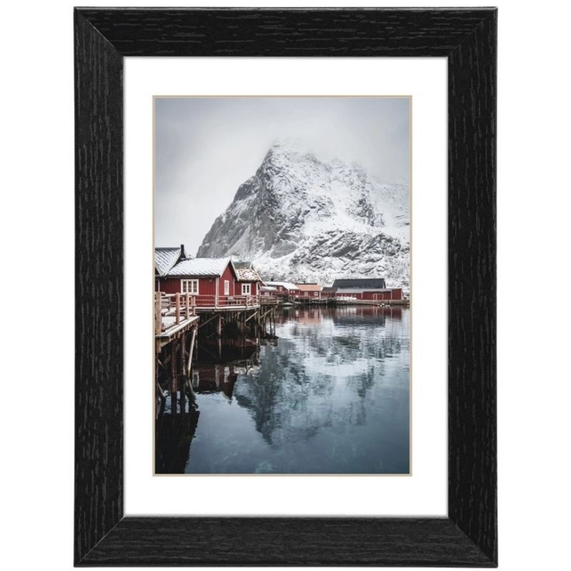 HAMA OSLO  rám 40x50 s paspartou 28x35, černá