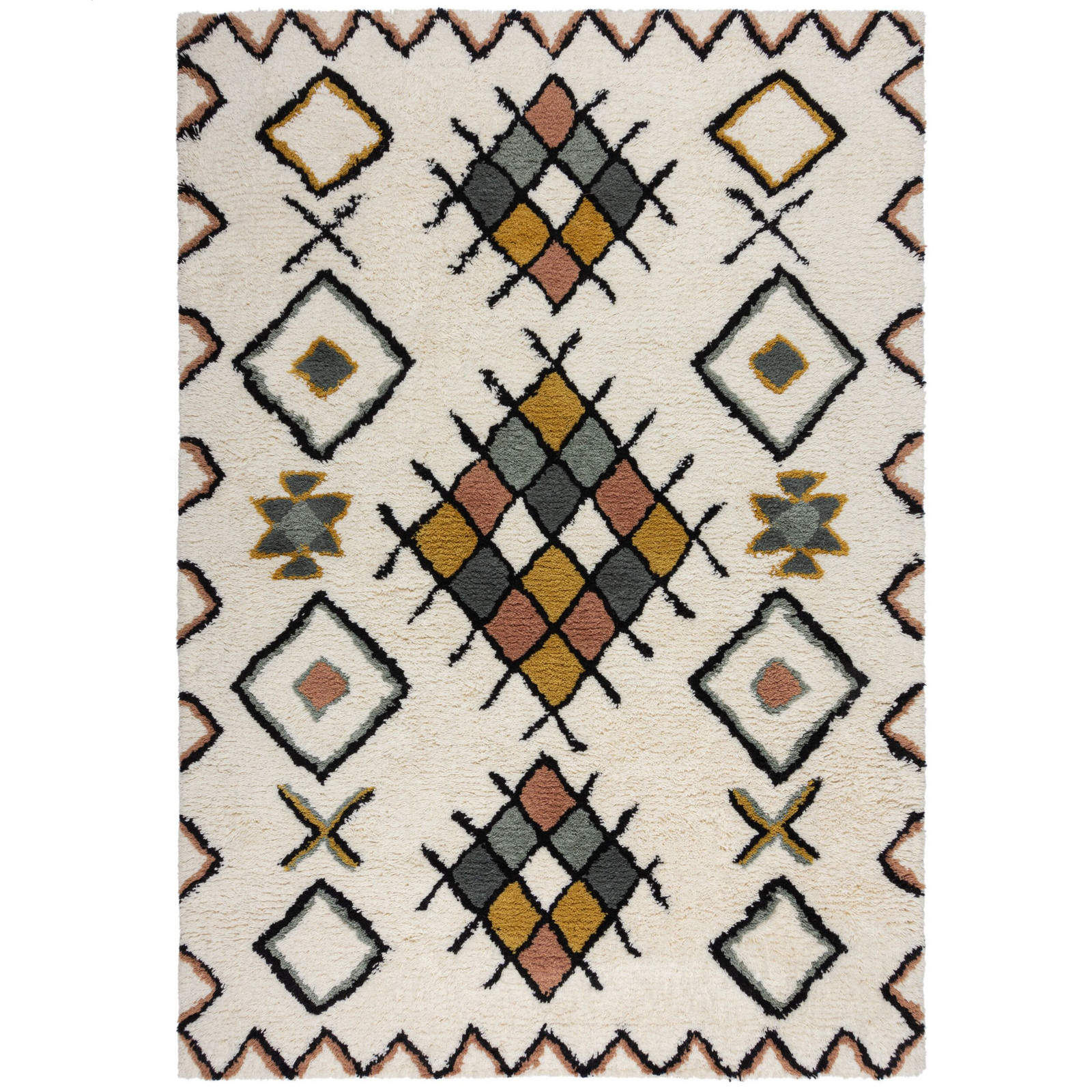 Kusový koberec Moroccan Midar Shaggy Multi - 120x170 cm Flair Rugs koberce