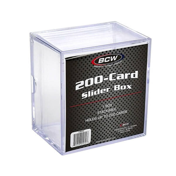Průhledná krabička BCW na 200 karet (2dílná)
