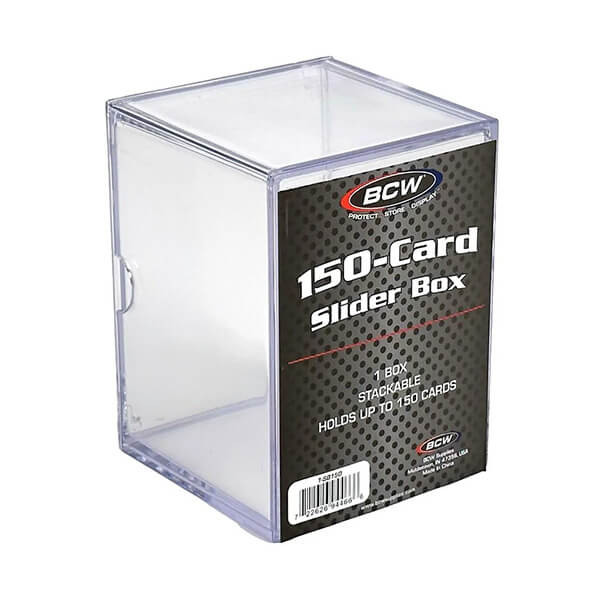 Průhledná krabička BCW na 150 karet (2dílná)