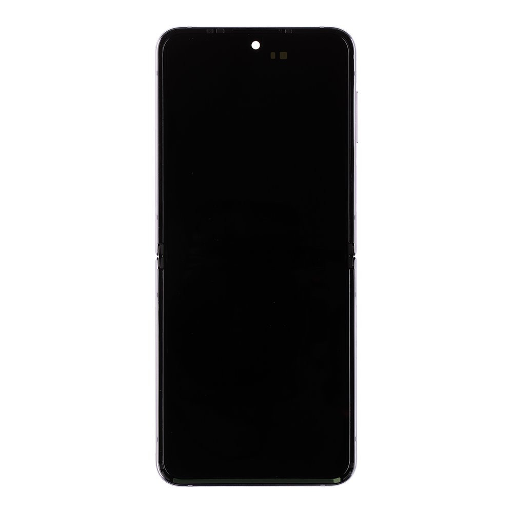 LCD display + Dotyk + Přední Kryt Samsung F721 Galaxy Z Flip 4 5G Bora Purple (Service Pack)