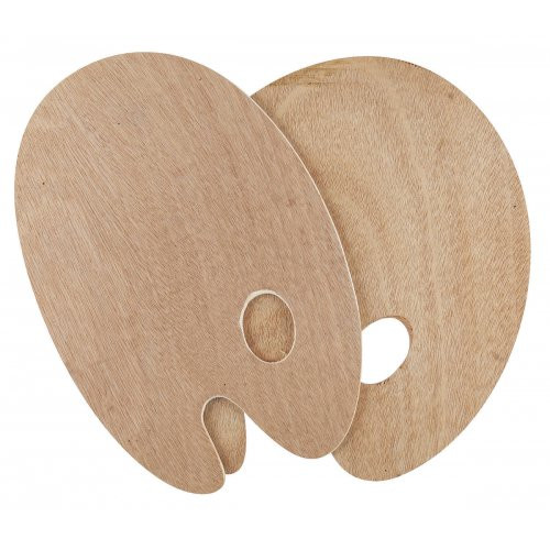 Malířská paleta dřevo SOLO GOYA oval 20 x 30 cm, tl. 5 mm