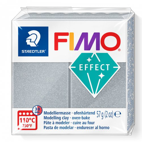 FIMO efekt 57g METALICKÁ STŘÍBRNÁ