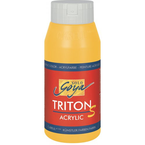Akrylová barva TRITON SOLO GOYA lesk 750 ml ŽLUTÁ