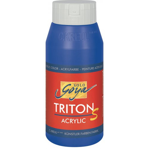 Akrylová barva TRITON SOLO GOYA lesk 750 ml ULTRAMARÍNOVÁ MODRÁ