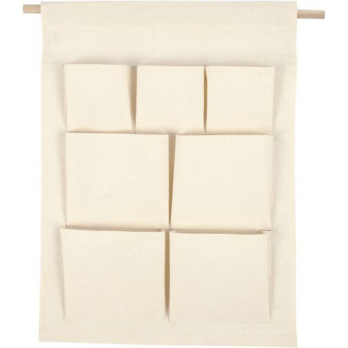 Textilní organizér s 7 kapsami, 46 x 34 cm na zavěšení
