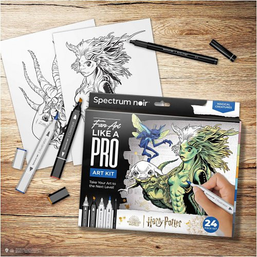 Sada Ilustrace HARRY POTTER FANTASTICKÁ ZVÍŘATA