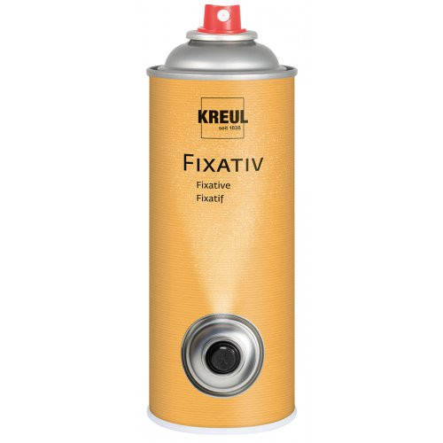 Fixativ malířský lak KREUL Sprej 400 ml - křída, uhel, tužka, akvarel