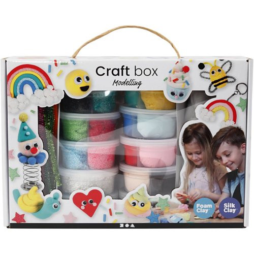 Modelovací sada Foam Clay and Silk Clay