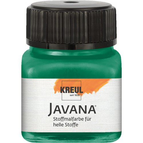 Barva na světlý textil JAVANA 20 ml TMAVÁ ZELENÁ