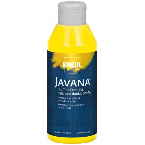 Barva na světlý a tmavý textil JAVANA 250 ml ŽLUTÁ