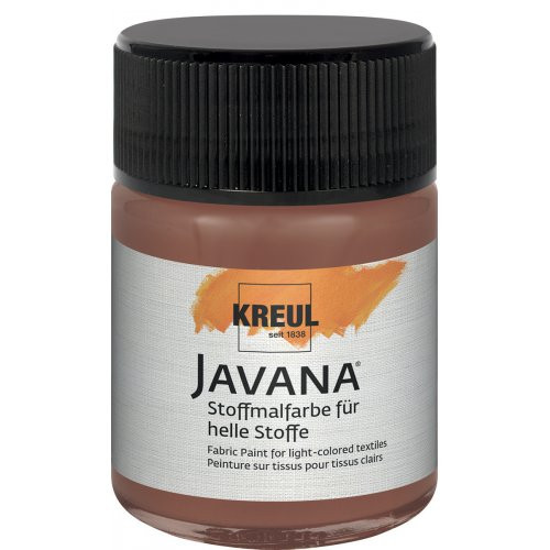 Barva na světlý textil JAVANA 50 ml SVĚTLÁ HNĚDÁ