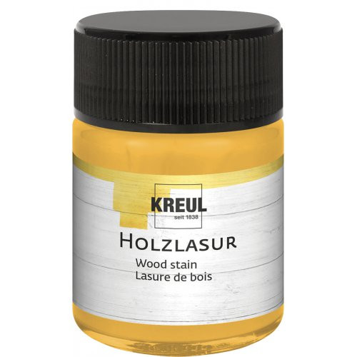 Lazurovací barva na dřevo KREUL 50 ml ŽLUTÁ