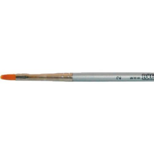 Profesionální štětec - Půlkulatý stříbrný velikost 2