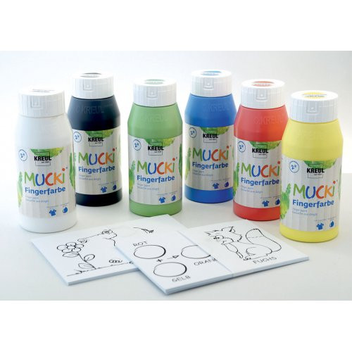 Sada prstové barvy MUCKI - Ukaž mi svět barev