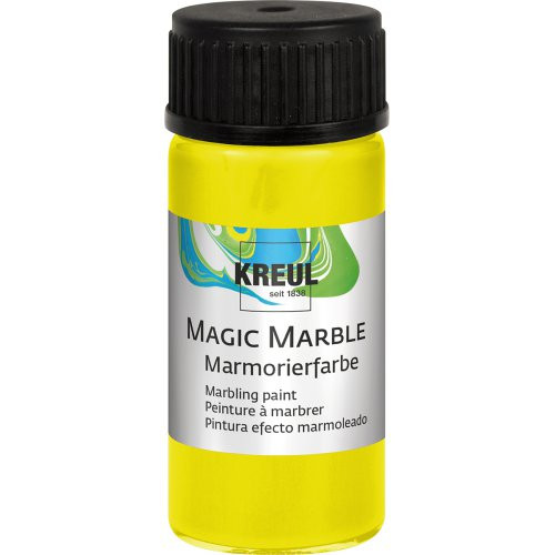 Mramorovací barva Magic Marble 20 ml NEONOVÁ ŽLUTÁ