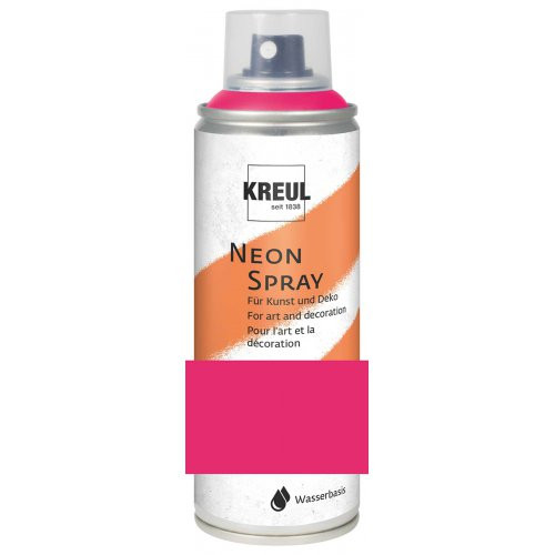 Fluorescenční barva ve spreji 200 ml NEONOVÁ RŮŽOVÁ