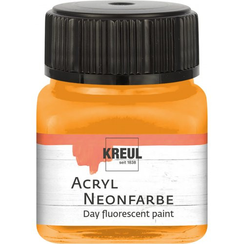 Akrylová barva neonová KREUL 20 ml ORANŽOVÁ