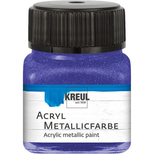 Akrylová barva metalická KREUL 20 ml FIALOVÁ